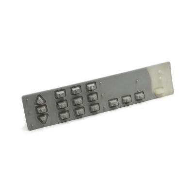 China Custom Silicone Rubber Keypads With Laser Etching Transparent LED Windows for sale