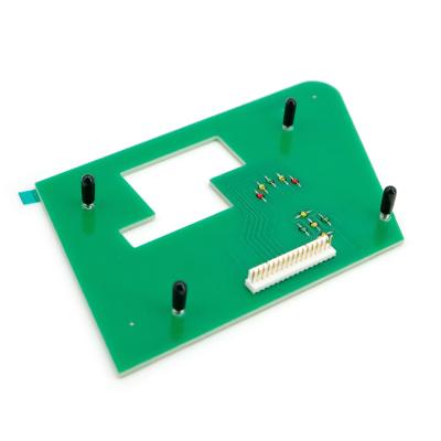 China Double Sided PCB Based Membrane Keypad Multi Control With LEDs Mounted for sale