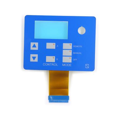China Double Sided FPC Membrane Switches Keypad Embossed With Metal Backer for sale