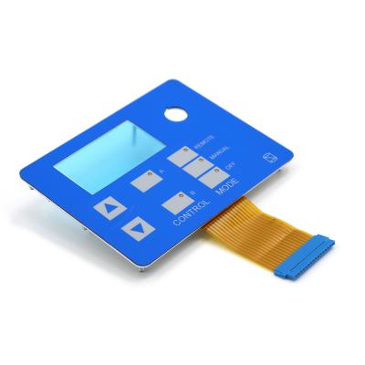 China Double Sided FPC Backpanel Membrane Switches With Polymide Circuit for sale