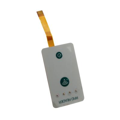 China LED FPC Membrane Switches Embossed Button Multi Control For RFID Reader for sale