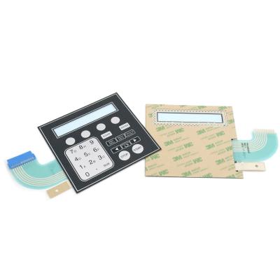 China Flexible Tactile Membrane Switches Designed for -40C to 80C Conditions PET Material à venda
