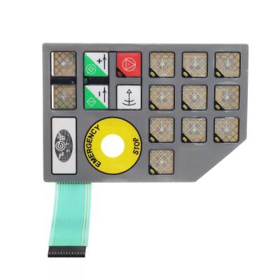 China LED Dome Membrane Switch , Waterproof Membrane Keypad With ESD Shielding for sale