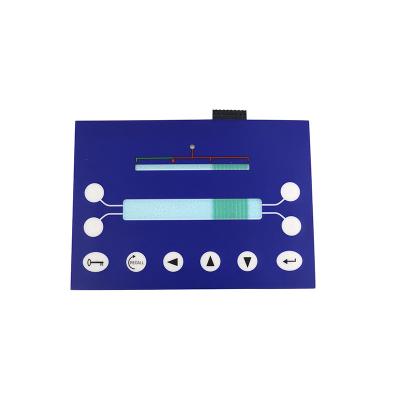 China Flat Keys Medical Membrane Switch With PET Printed Circuit 3M Adhesive for sale