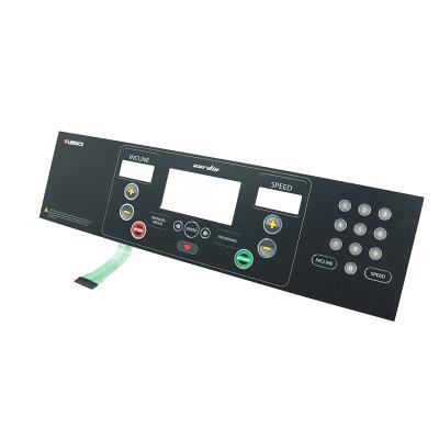 China Metal Back Panel PET Membrane Switch With Aluminum Backer for sale