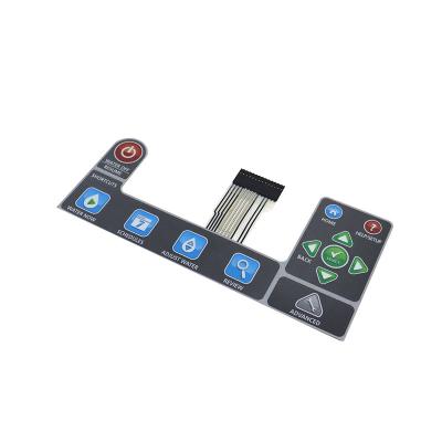 China LGF Backlighting with Customizable Circuit Membrane Switches en venta