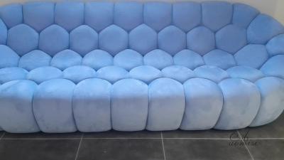 China Tela moderna Sofa Set Design Colorful del ODM 34,6 pulgadas - alto en venta