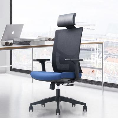 China PU Face Ergonomic Modern Executive Office Chair ODM With 60mpu Wheel for sale