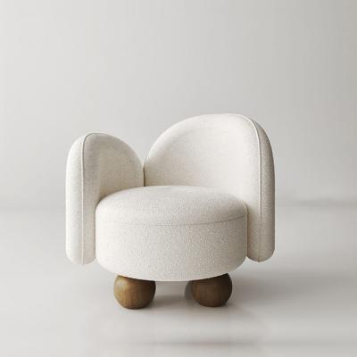 China Ergonomic Fabric Leisure Chair Creative Designer Nordic Sofa Chair for sale
