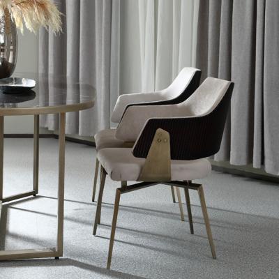 China Ergonomic Fabric Ultra Modern Dining Chairs 62*57cm Upholstered for sale