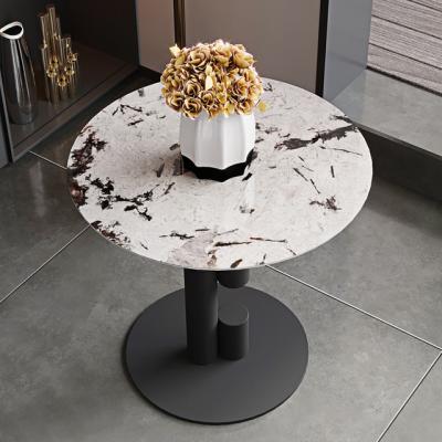 中国 磁器の円形の石のコーヒー テーブルの湿気の防止の中心の茶テーブルの石の上 販売のため
