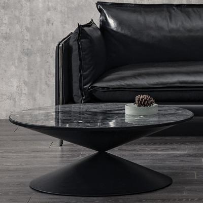 China Modern Minimalist Rock Top Coffee Table 34cm High Graphic Design for sale