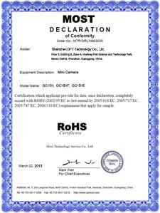 ROHS - Shenzhen D-Fit Technology Co., Ltd.
