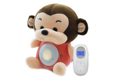China Voice Activated Wireless Audio Baby Monitor Music Temperature Display With Plush Toy for sale
