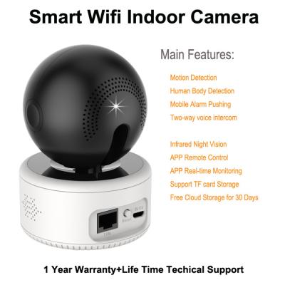 China 1080P Indoor Security 3.0MP Wireless Wifi Home Security Cameras for sale
