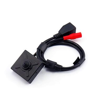 China ODM Pinhole Square Hidden Mini IP Camera With RJ45 Connector 3.7mm Lens for sale