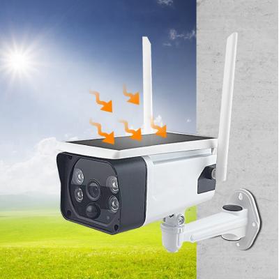 中国 新しい到着の太陽電池パネルスマートな無線電池のカメラのIP65屋外の監視の保証Wifiの防水カメラ 販売のため