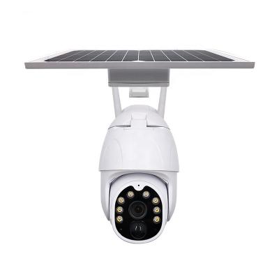 China PTZ Wireless Outdoor Solar Powered Wifi Security Battery Camera 4G SIM card for sale