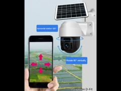 2.4GHz 0.001LUX Solar Powered 4g security outdoor Camera Wireless Home Security System