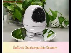 Wireless wifi indoor battery cameras for home security IP camera with HD resolution