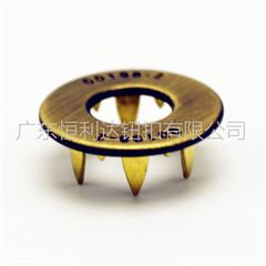 China Special Shape Prong Snap Button with LOGO for Garments for sale