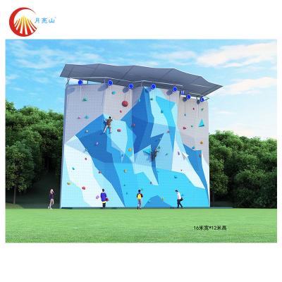 China All Ages Artificial Rock Climbing Boulder Playground Rock Climbing Wall ROHS for sale