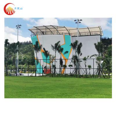 China Patio de entrenamiento al aire libre de los deportes del tablero el 15.5m de la pared de la velocidad del EN que sube 12572 alto en venta