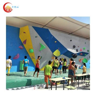 China Organic Resin Rock Climbing Volumes Indoor Rock Wall Holds For Campsite for sale