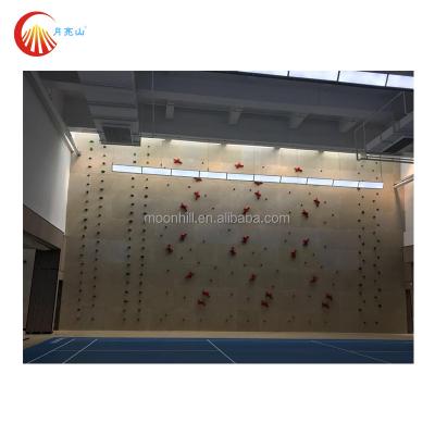 China University Mobile Bouldering Wall EN 12572 Flat Climbing Wall Panels Indoor for sale