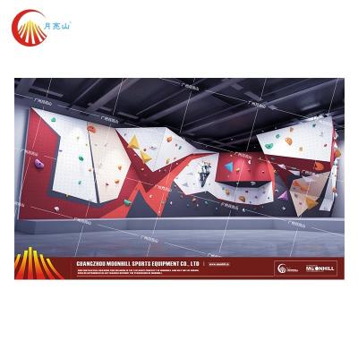 China Adult Rock Indoor Climbing Wall Multicoloured Anti Corrosion For Shopping Mall for sale