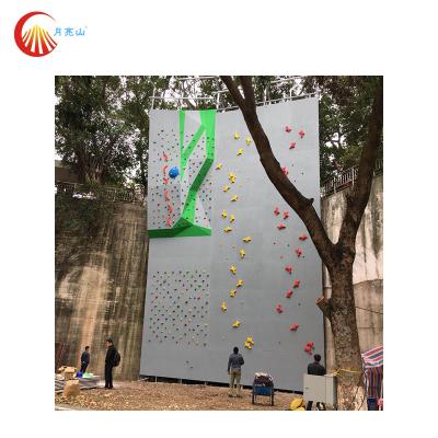 China Non Fading Training Outdoor Wall Climbing EN 12572 Flat Climbing Board Wall for sale