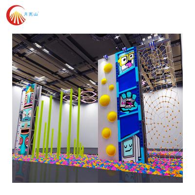 China Trampoline Park Fun Walls Rock Climbing Indoor ROHS Certified For Kids for sale