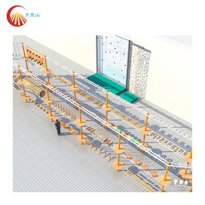 China Outdoor Adventure Ropes Course Park Professional Custom For All Ages for sale