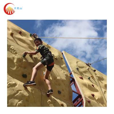 China Waterproof Auto Belay Kids Climbing Wall Outdoor CE Approved For Trampoline Park for sale