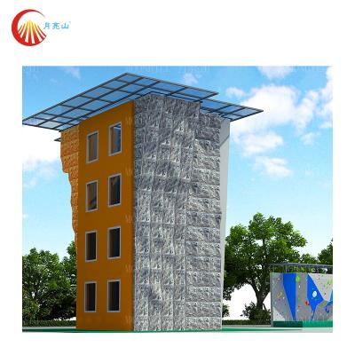 China Trampoline Park Outdoor Bouldering Wall Gym Artificial Climbing Wall ISO9001 for sale