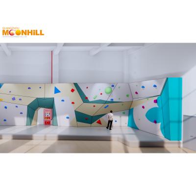 China Lightweight Fiberglass Climbing Wall Indoor Adult Wall Climbing For Play Hall for sale