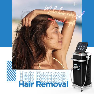 China 3 Wavelength Diode Laser Hair Removal Permanent 808 Hair Removal Machine for sale