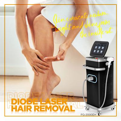 China Triple Wavelength Diode Laser Hair Removal Machine 1600W For Commercial for sale