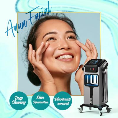 China 7 In 1 Hydra Dermabrasion Aqua Peel Clean Face Cold Hammer Hydro Water Oxygen Peel Ultrasound Machine en venta