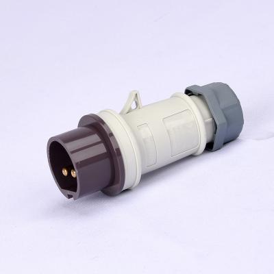 China 2P 24V 16A IP44 Single Phase Industrial Low Voltage Plug IEC Standard for sale