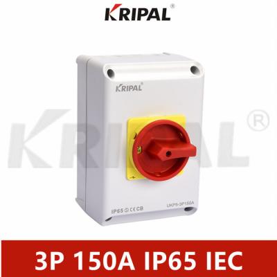 China 3P 150A IP65 230V Locking Changeover Isolator Switch waterproof for sale