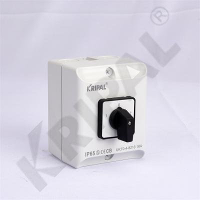 China IP65 Waterproof Electrical Changeover Cam Switch 4P 16A 230-440V for sale