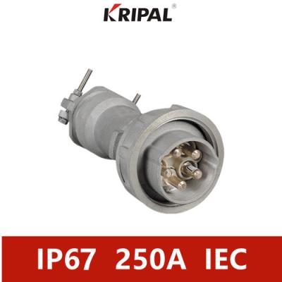 China 250A 380V IP67 High Performance High Current Industrial Plug And Socket for sale