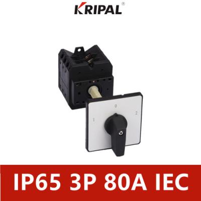 China interruptor impermeable de la palanca de 80A 3 poste IP65 para los equipos de la iluminación en venta