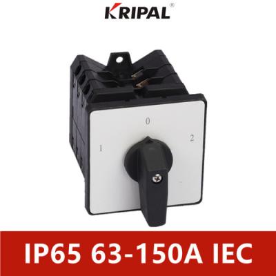 China 1-0-2 interruptor de came IP65 impermeável da comutação de 3 posições 150A 230-440V à venda