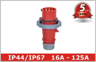 China Red 4 Pin 3H Industrial Plugs And Connectors for Reefer Container for sale