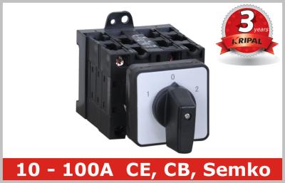 China Electrical 5 Position Selector Switch Push Button , Industrial Rotary Disconnect Switch for sale
