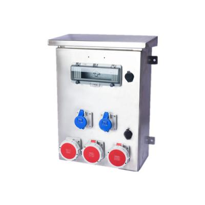 China 16A 400V IP65 Temporary Power Boxes Metal Material IEC Standard for sale