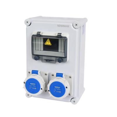 China IP44 PC Waterproof Inspection Power Supply Box Wall Mounted Outdoor for sale