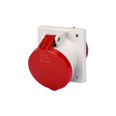 China Safety 380V Industrial Power Socket IP44 4 Pin Connection IEC Standard for sale